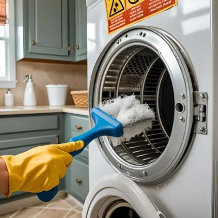 Our-Appliance-Repair-Services-in-Abilene-TX Clean dryer vent – safety-focused appliance tip.